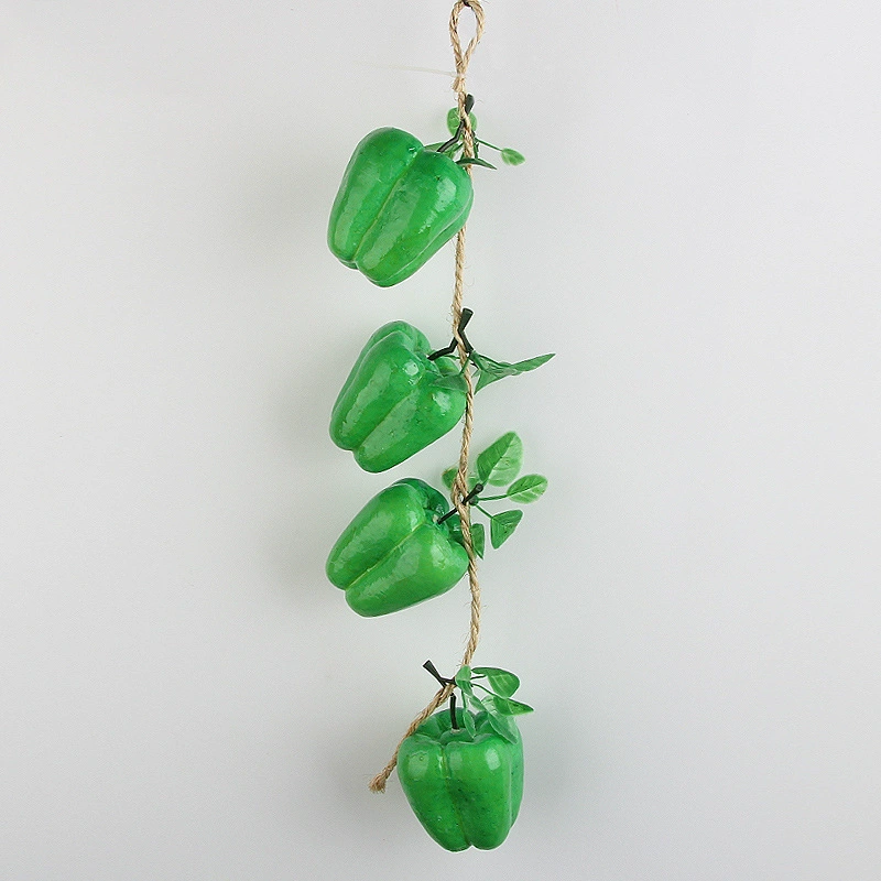 Имитируемые фрукты и овощи красный перец относится к декору декоративного ресторана перец перец и пластиковый огород ресторана
