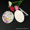 Cartoon handheld small mirror, creative gift