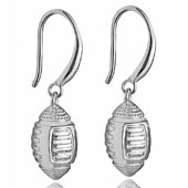 Round Basketball Earrings Wholesale display picture 10