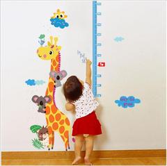 [Manufacturer Supply] SK9002 Giraffe Height Sticker Children's Room Kindergarten Entrance Decorative Wall Sticker PVC