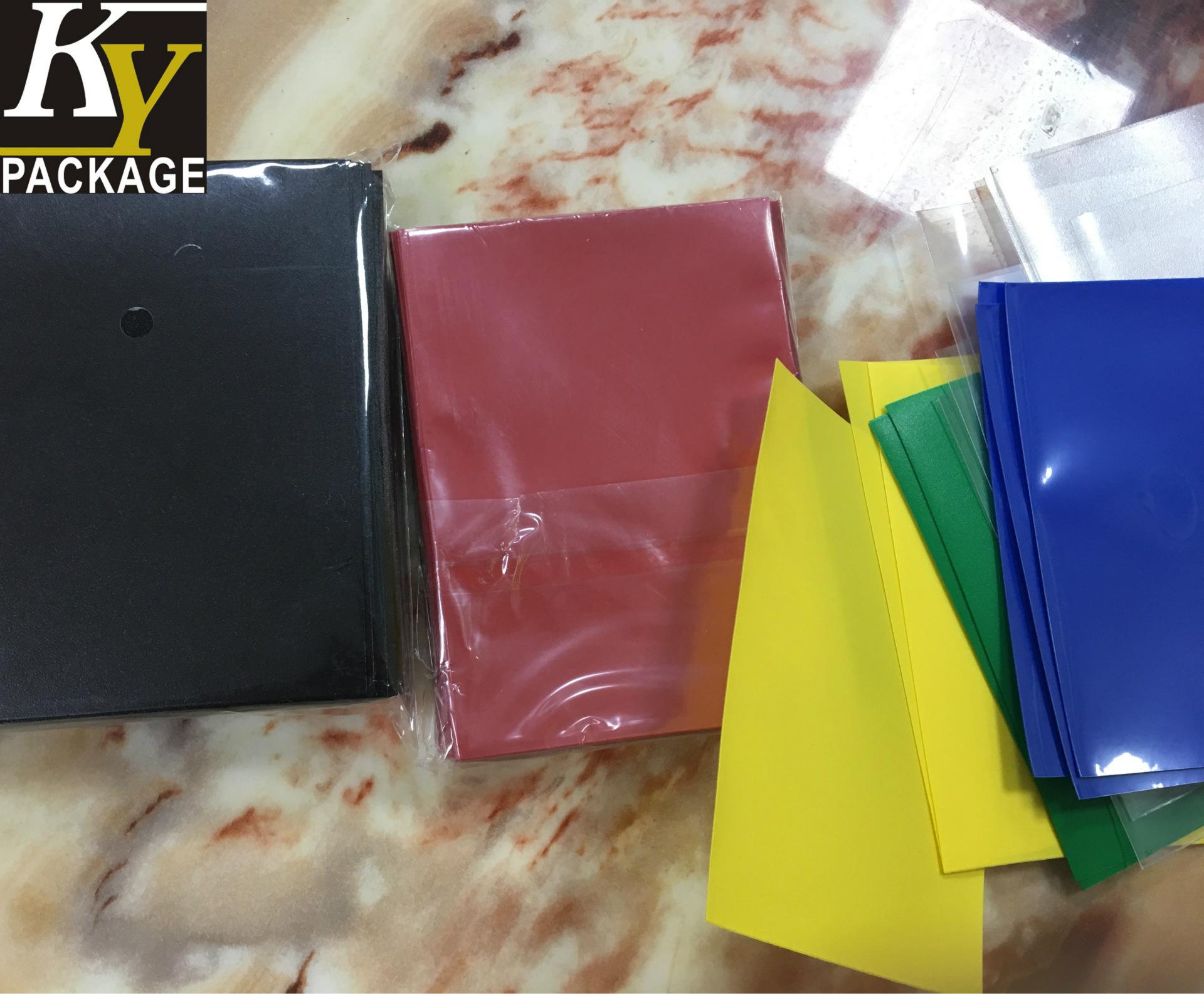 定 制透明彩色塑料包装袋三国杀卡牌保护套桌牌游戏卡片pp包装袋