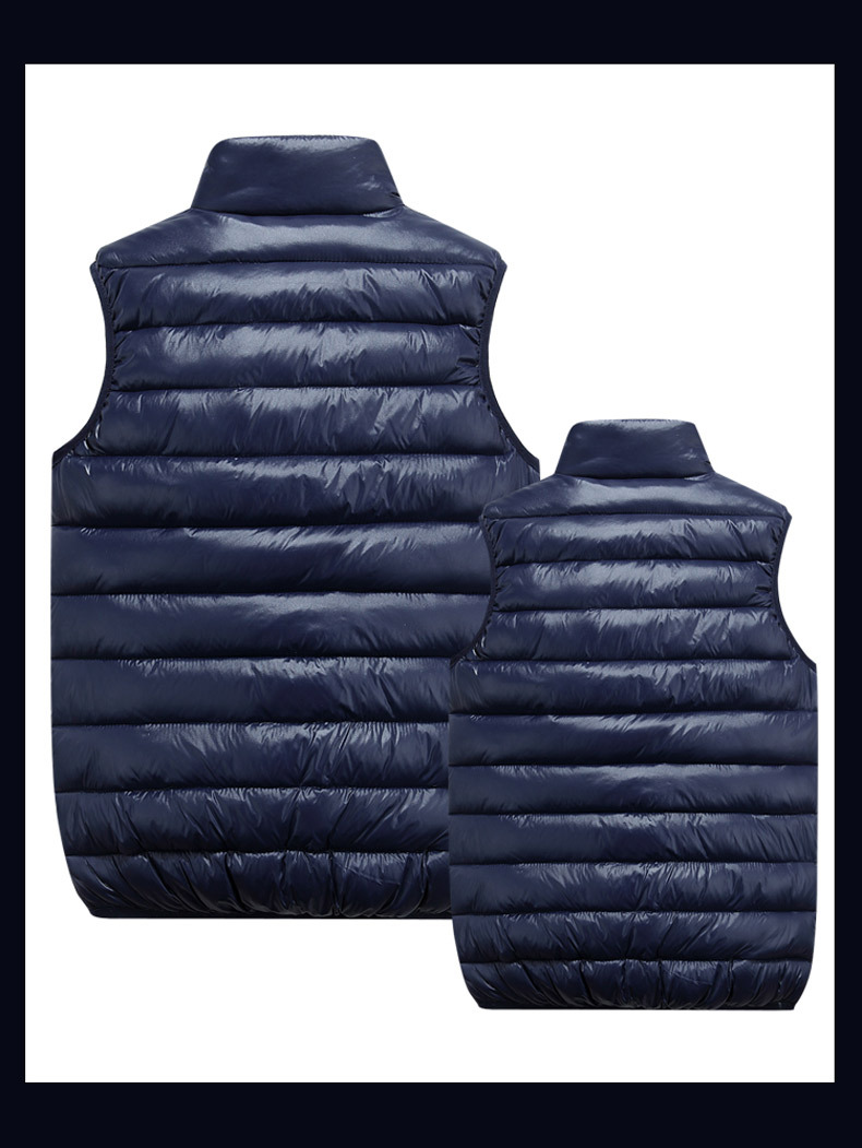 Men's clothing Couple models light down cotton jacket 200 catties vest plus fat large size fat down cotton vest autumn and winter men and women tide_voghion.com