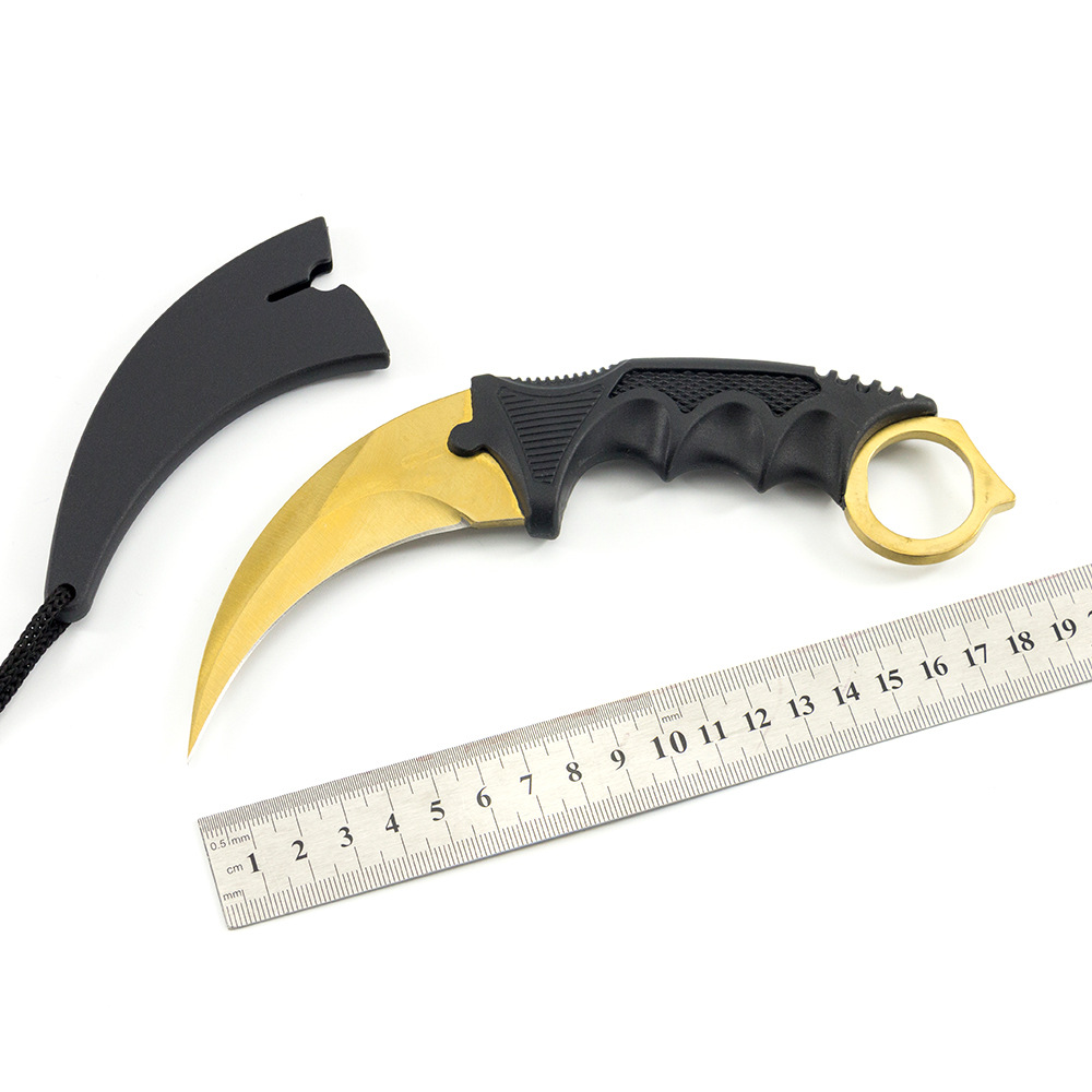 Spot outdoor knife csgo game Claw Knife outdoors Paw Necklace claw knife Functional knife Paw knife