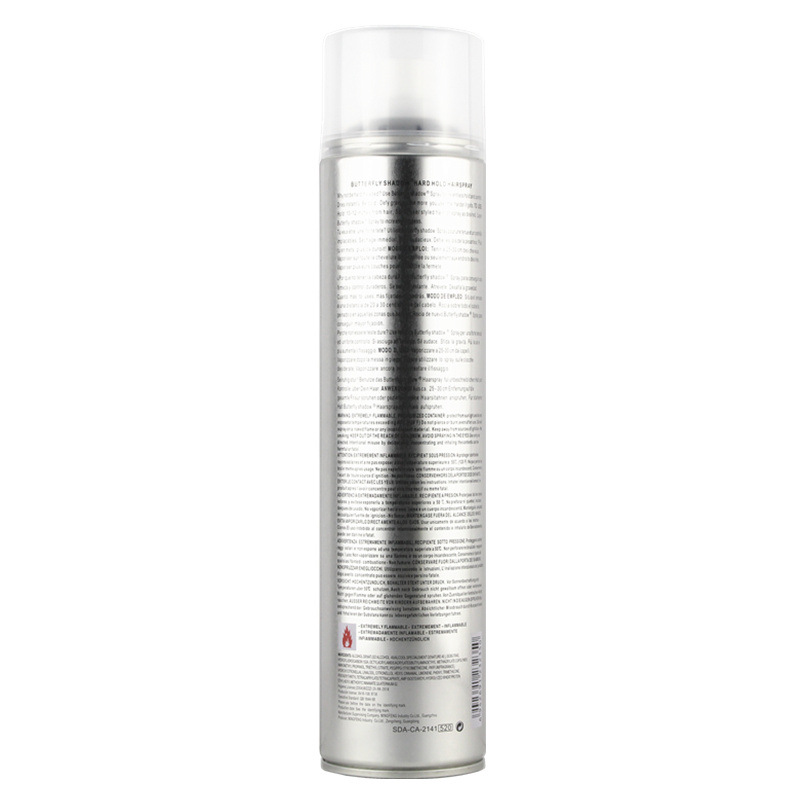 Butterfly, hair spray, gel, styling 5