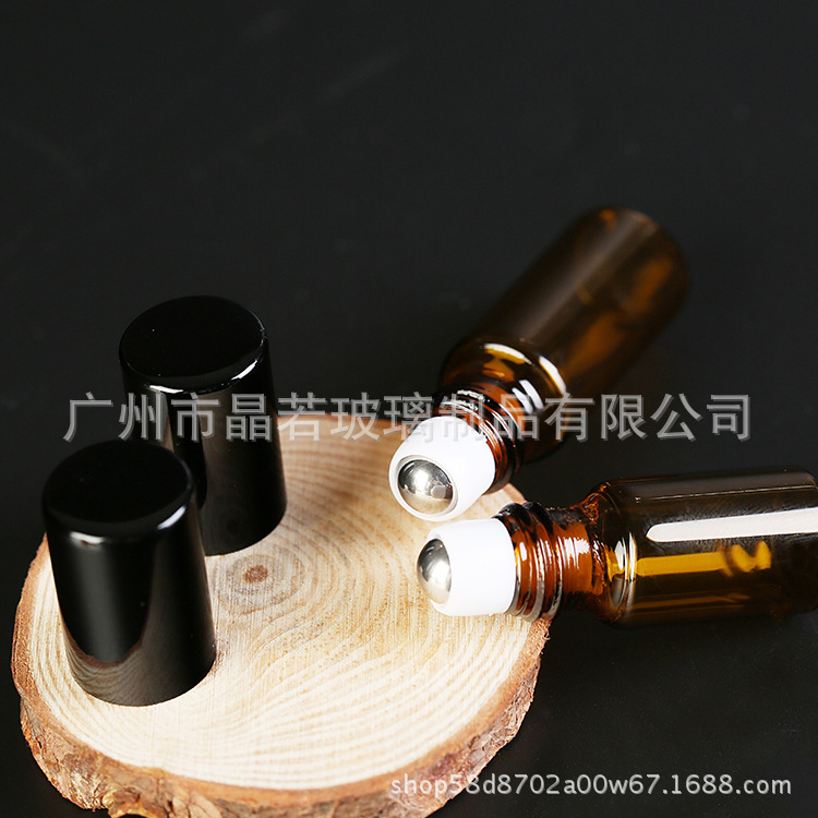 玻璃瓶子_便携滚珠香水玻璃瓶子 化妆品试用装