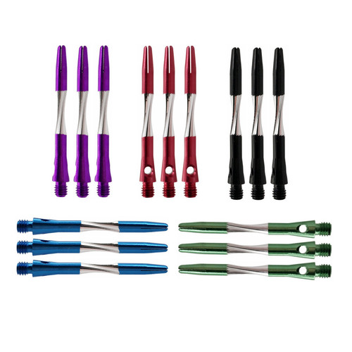 GOODARTS Diamond Mirror Carved Twist Dart Rod Metal Aluminum Rod Dart Accessories Cross-border Amazon