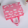 Manufacturers supply simple spots pattern clothing Shopping handbags environmentally friendly non -woven bag can Inca logo