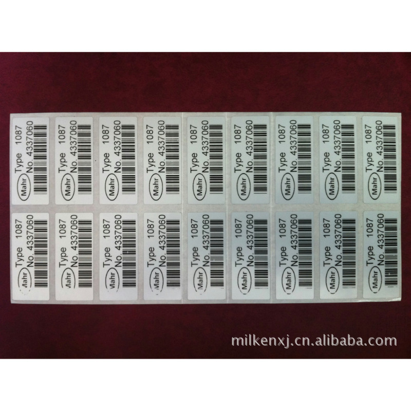 广西南宁FASSON机电不干胶标签厂-MAT SILVER POLYESTER LABEL