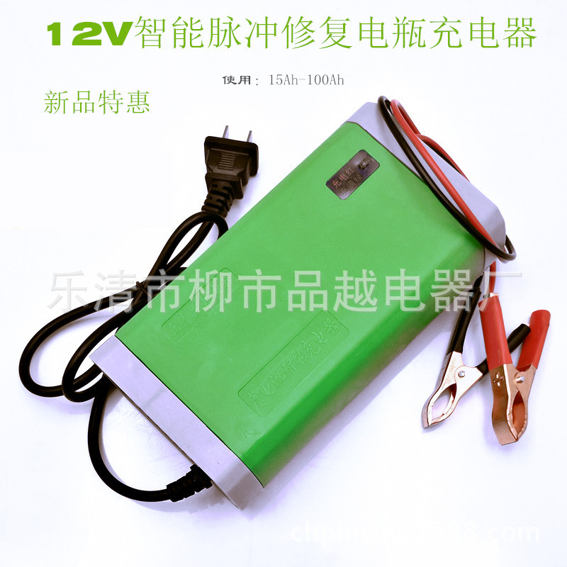 电瓶充电机蓄电池充电器12V50AH电池充电器|ru
