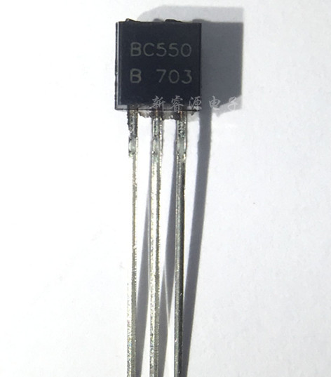 直插三极管 BC550 BC550B 封装:TO-92 原装现货