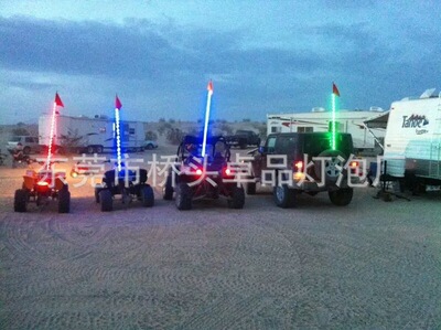 LED Flagpole lights LED Flag lantern LED Remote control tube Beach lamp Remote flagpole light