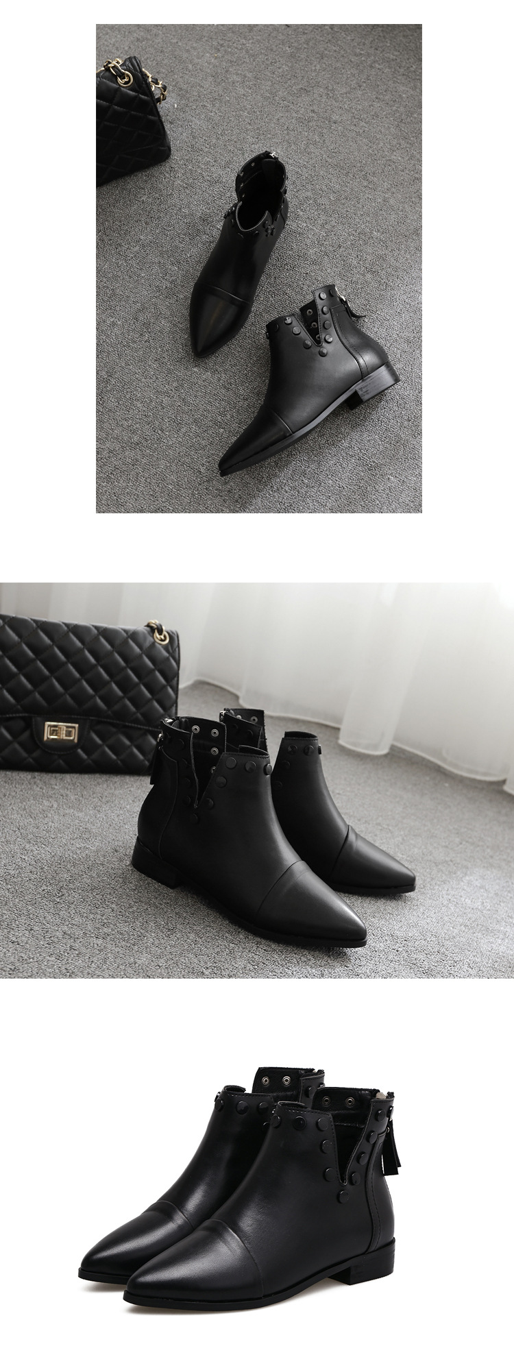 Bottes femme en PU artificiel - Ref 3355025 Image 12