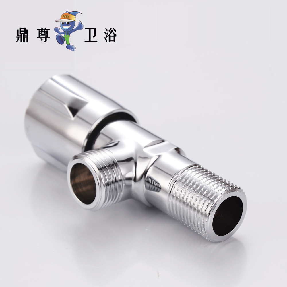 品牌招商 铜角阀高标 加厚电镀角阀厨房浴室配件厂家直销|ru