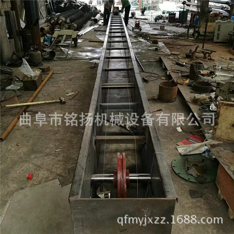 深圳双链条煤渣处理输送机煤粉刮板输送机厂家