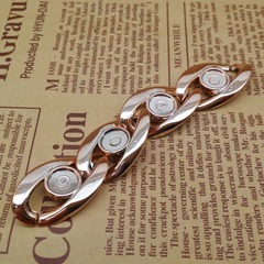 塑料CCB鏈扣、鏈條插扣電鍍水鍍材料UV鏈子夏季飾品圓形配件批發