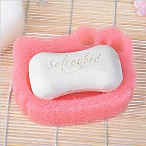 海绵肥皂盒 吸水防滑香皂盒 吸水沥水泡沫盒