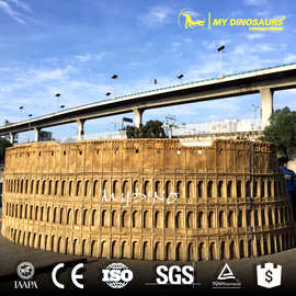龙晨时代-世界地建筑微缩景观摆件 罗马斗兽场建筑模型 公园装饰