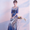New fish tail starry dress banquet president noble and elegant hostess