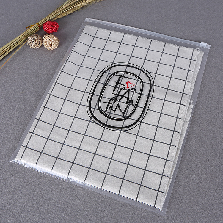 PE塑料拉链袋 透气密封防水袋 服装棉拖拖鞋拉链袋彩色印刷logo