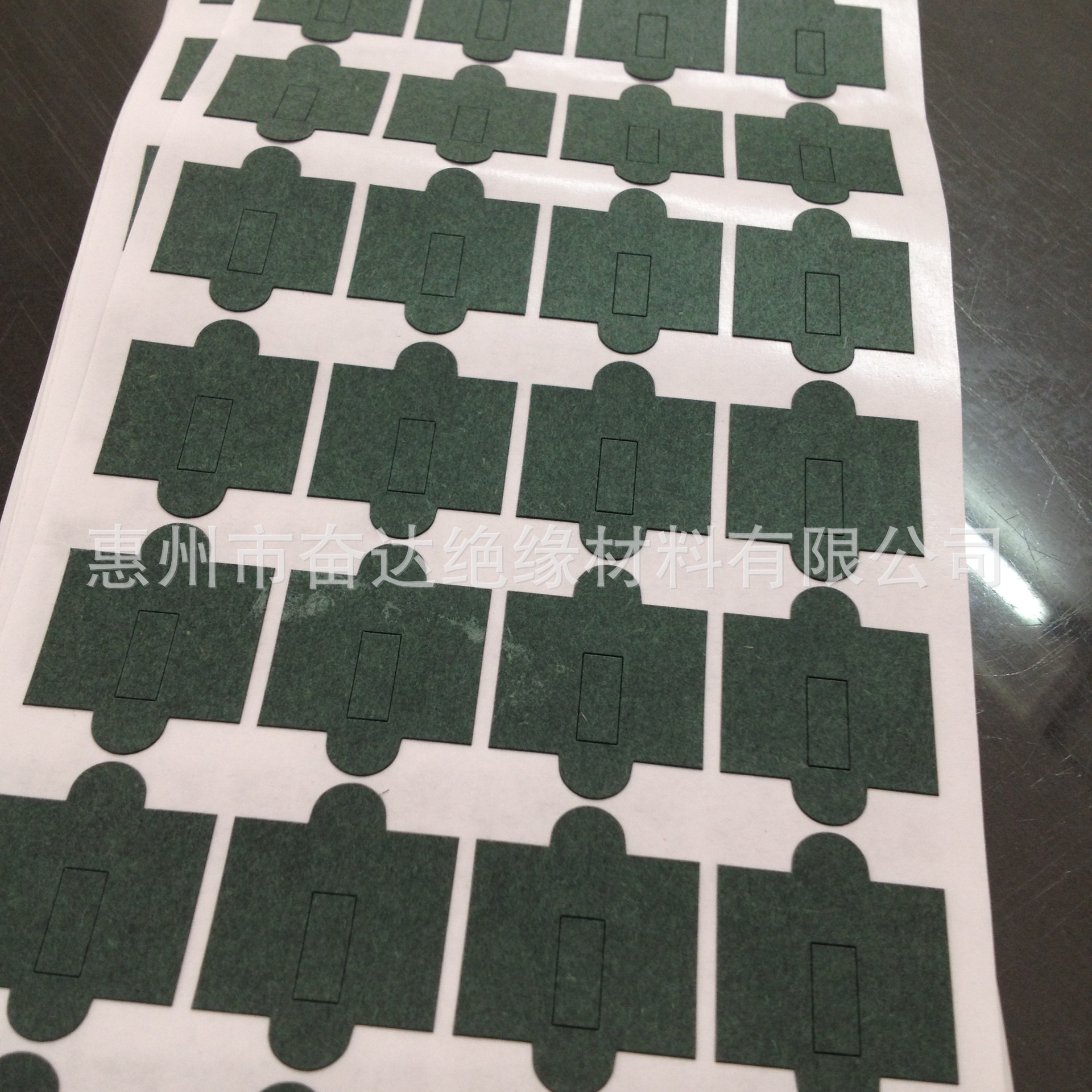 厂家定制 电池密封垫片电机18650青色绝缘垫片 灯饰青稞纸垫片