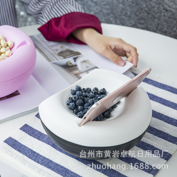 Ying Duobao Lazy Fruit Double -layer Dry Fruit Plate Creative Fruit…