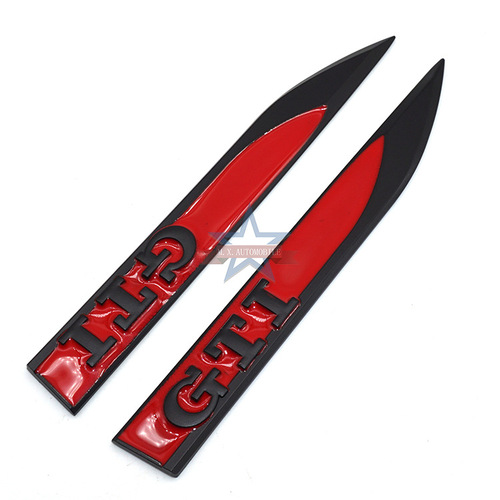 Blade Leaf Side Panel Decal for Volkswagen Golf VII GTI Car Body 3D Side Decal Modification