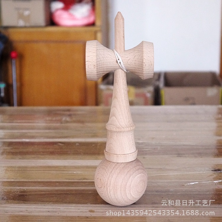 Log Beech skill ball kendama high quality sword Jade