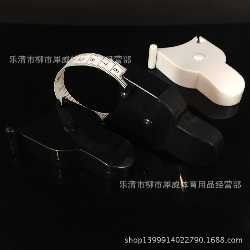 围度尺 伸缩腰围尺 测量三围 BMI软皮卷尺 双刻度外厘米内英寸黑