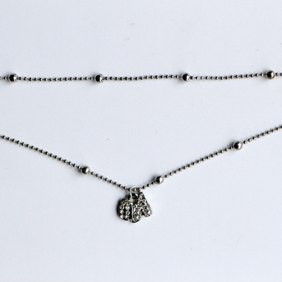 歐美跨境熱銷飾品 滿鑽小狗水晶鈴铛多層腳鏈女夏季新款腳飾