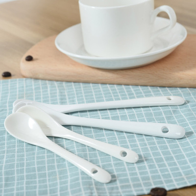 10cm13cm15.5cm17cm19cm 陶瓷小勺子 咖啡勺 搅拌勺 小瓷勺 汤勺|ru