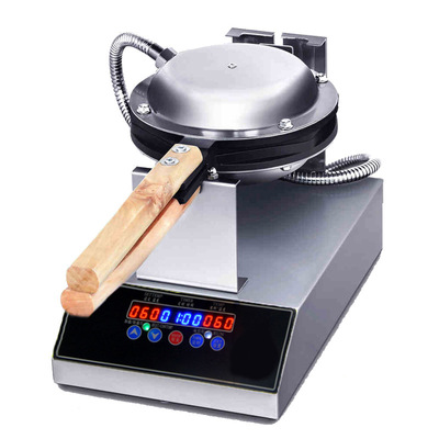 廠家直銷智能數顯雞蛋仔機商用家用電熱烘焙設備QQ蛋仔機壹件代發