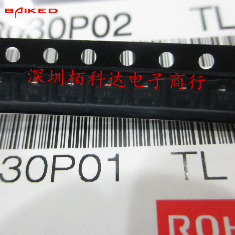 贴片三极管 丝印TV RTR030P02TL SOT23-3 MOS管 20V 3A 原装