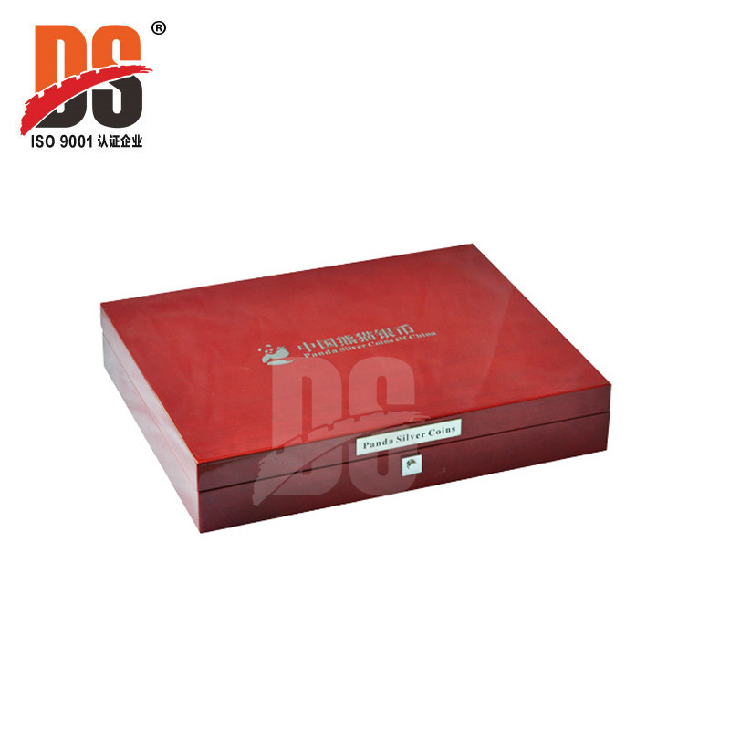 熊猫币包装盒 熊猫币收藏木盒 熊猫币礼品包装