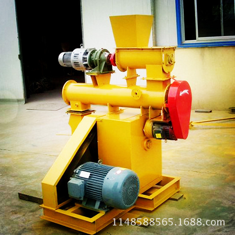 环模饲料颗粒机 350型55kw加工猪饲料的颗粒机组厂家直销包安装