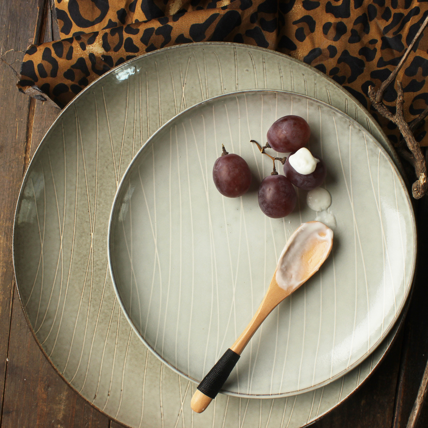 Vajilla de cerámica creativa personalizada línea pintada a mano tazón de fideos tazón de sopa ensaladera plato plano plato de aperitivo de disco grande taza