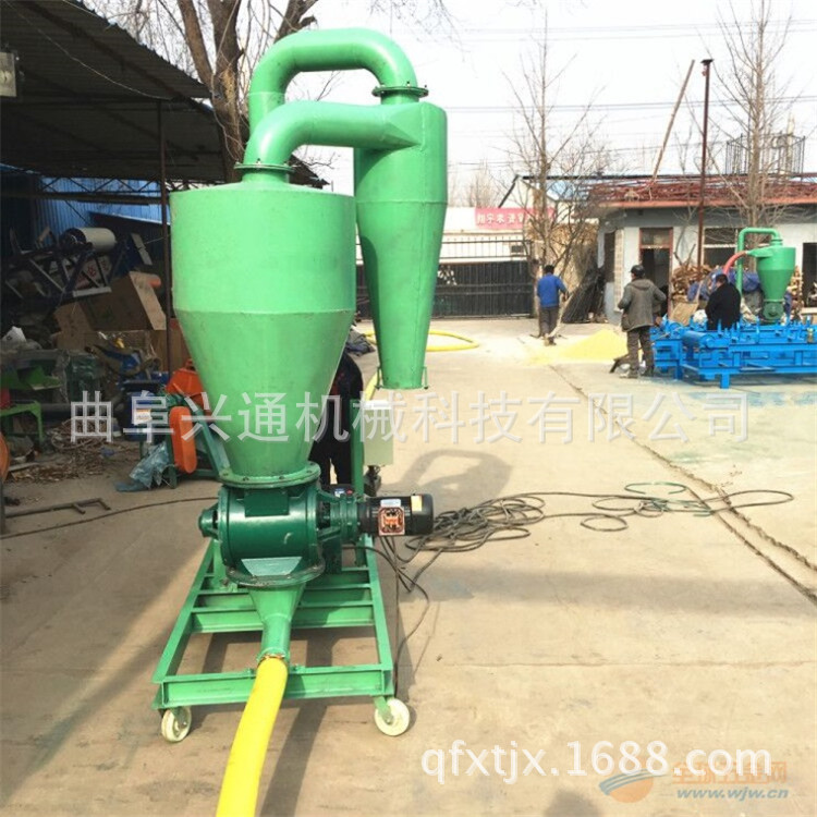 带消音装置的颗粒状和小块物料气力输送机 大型粉末颗粒气力输送