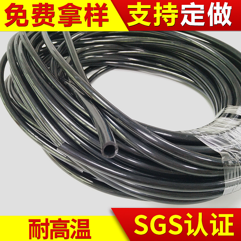 厂家销售塑料PVC硬管  环保无毒味pvc管外径6MM*内3MM  黑色PVC管