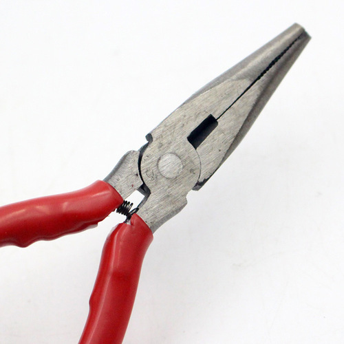 Hardware Tools Needle Nose Pliers Red 5 Inch Clamping Tools Household Hardware Watch Repair Tools