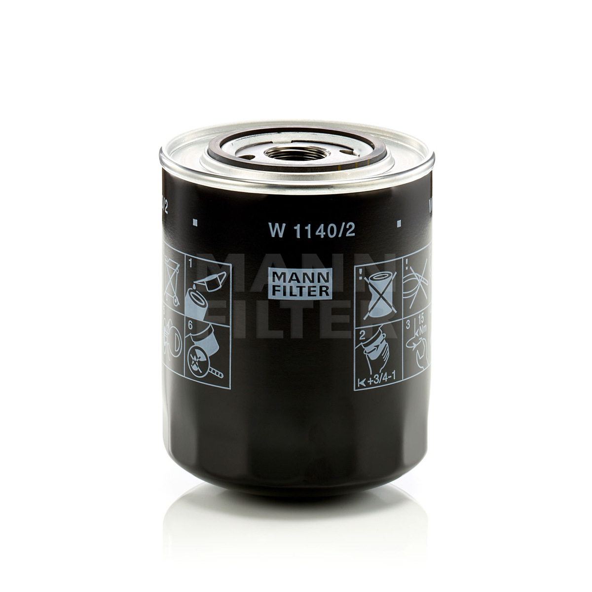 MANN-FILTER(曼牌滤清器)油滤W1140/2