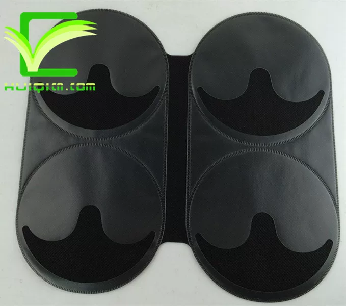 Litchi pattern CD storage bag export DVD storage bag round 4 grid CD bag
