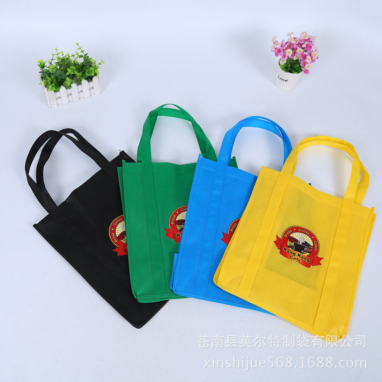 厂家定做环保购物无纺布袋手提袋 定制印字广告宣传购物袋