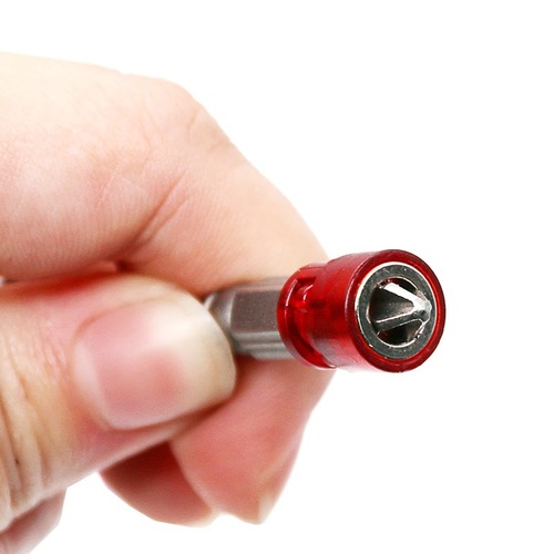 Single-head double-head magnetic coil bit, screwdriver hand electric drill, electric screw blower, nunchaku strong magnetic cross bit