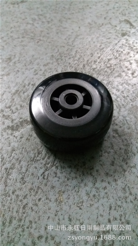 厂家供应 2.5"韩式通花轮直通  脚轮 配件 单轮 万向轮 轮子