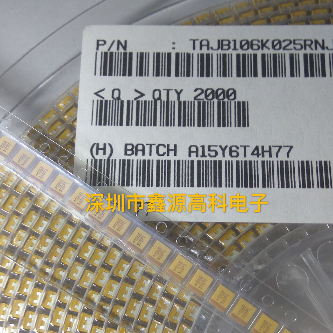 贴片钽电容TAJB106K025RNJ 10UF 25V  B型3528封装