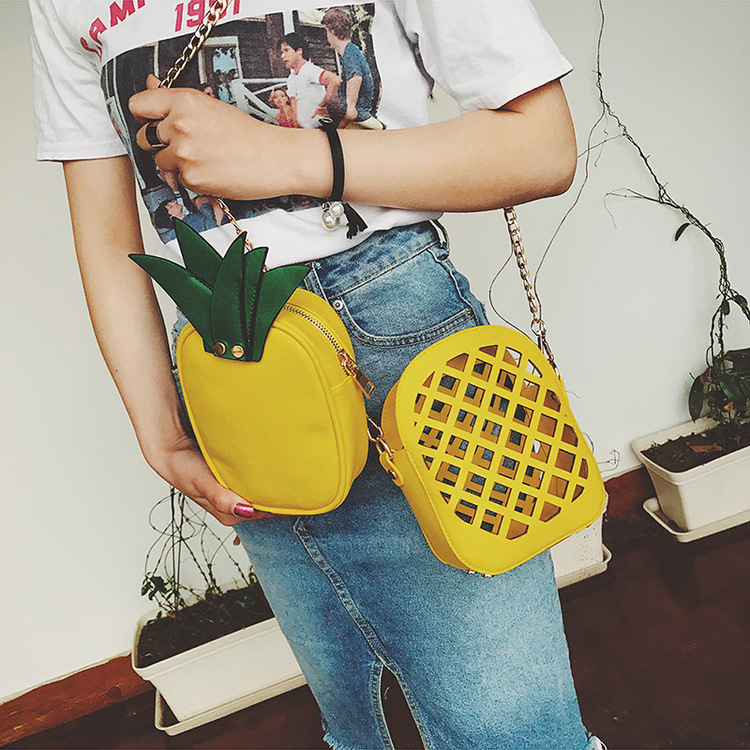 女生时尚包包女2017新款潮斜挎包韩版咖啡杯链条女包个性创意