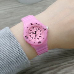 Japanese and Korean fashion trends for boys and girls jelly watches plastic small fresh student quartz watch candy color plastic watch