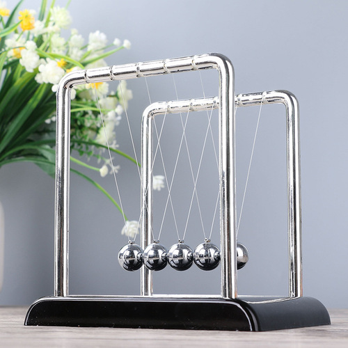 Newton pendulum billiard ball creative home gift living room crafts energy conservation model balance ball chaos pendulum wholesale