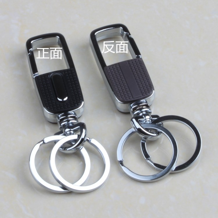 金属钥匙扣腰挂汽车钥匙链圈 定制logo 创意礼品