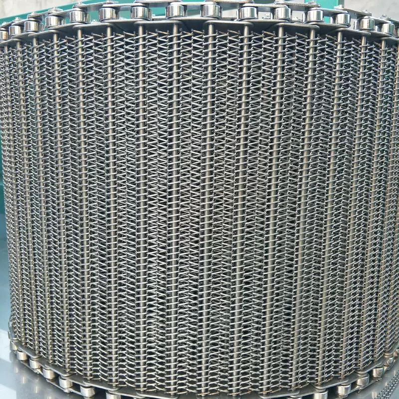 人字形网带君硕链网 304不锈钢网带 非标定制  输送人字形网带