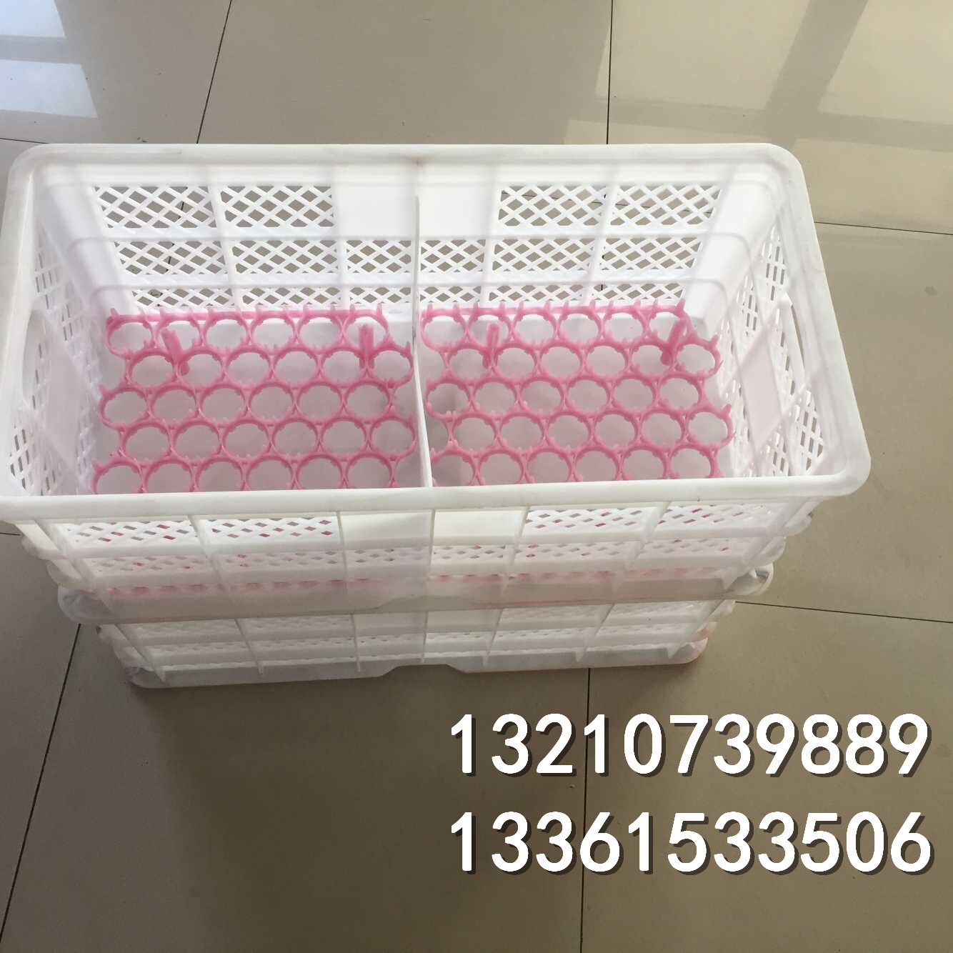 白色塑料鸡蛋箱 运输专用蛋框 热销加大鸡蛋筐厂家批发